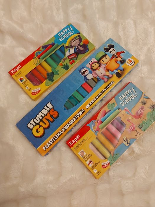 Zestaw plastelin 3 szt Nowe