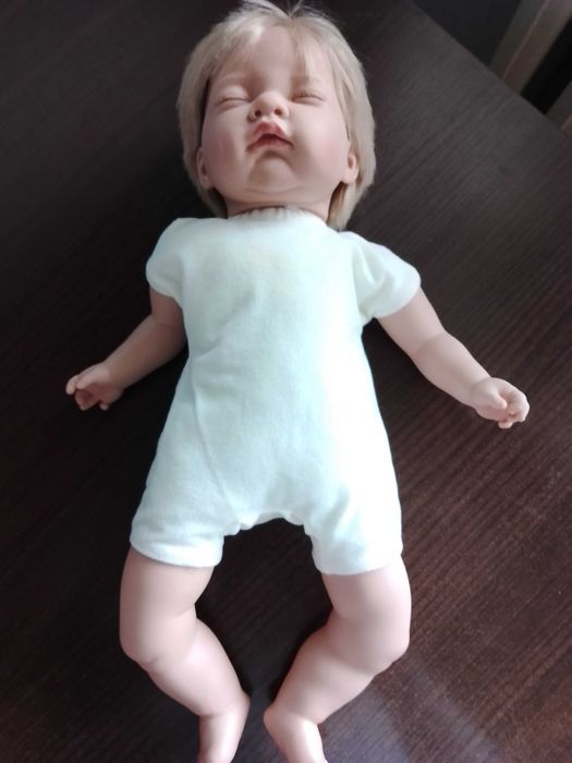 кукла Baby born Reborn  Сплюшка  45 см натуральные волосы