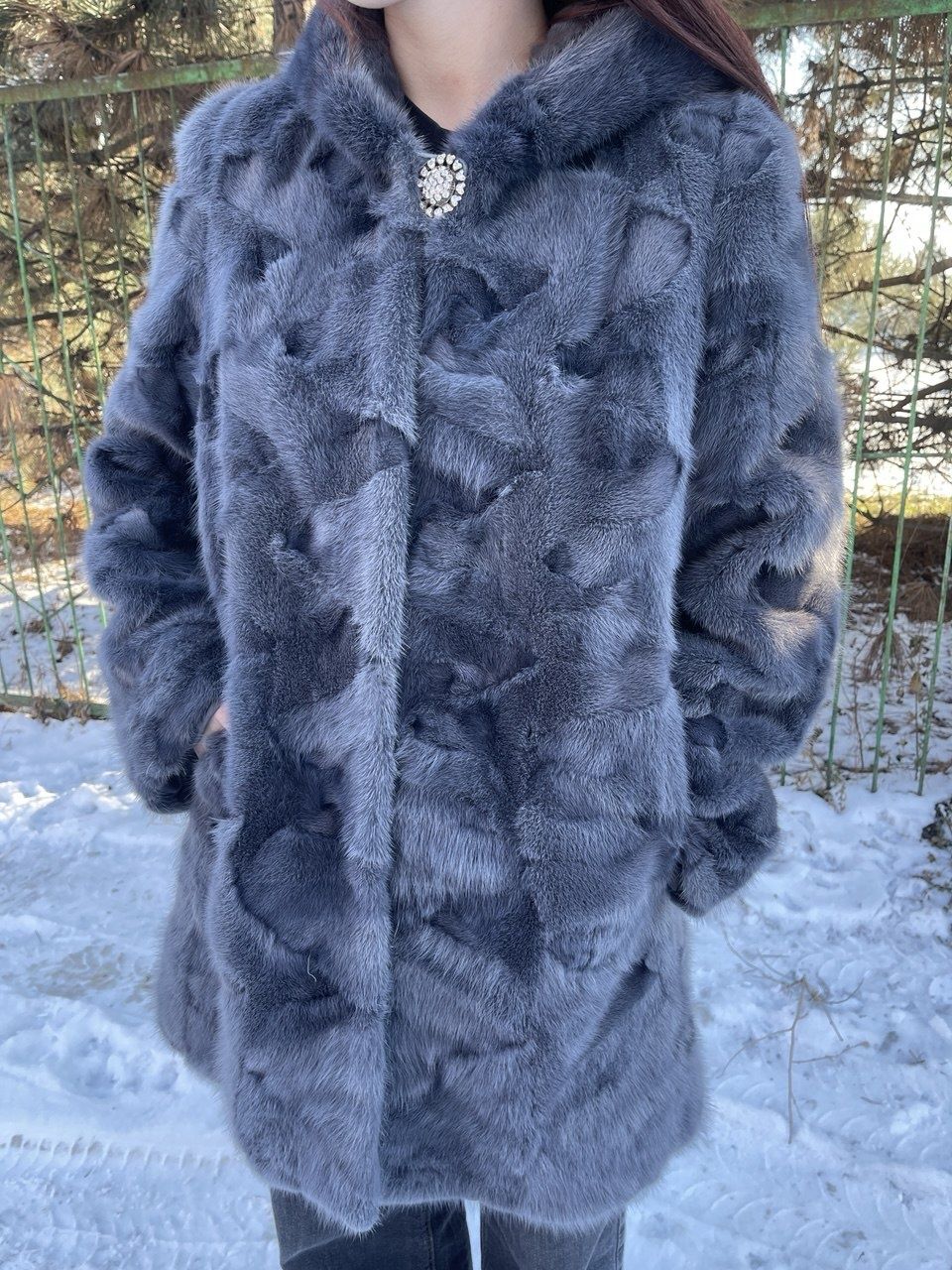 Шуба норкова б/у