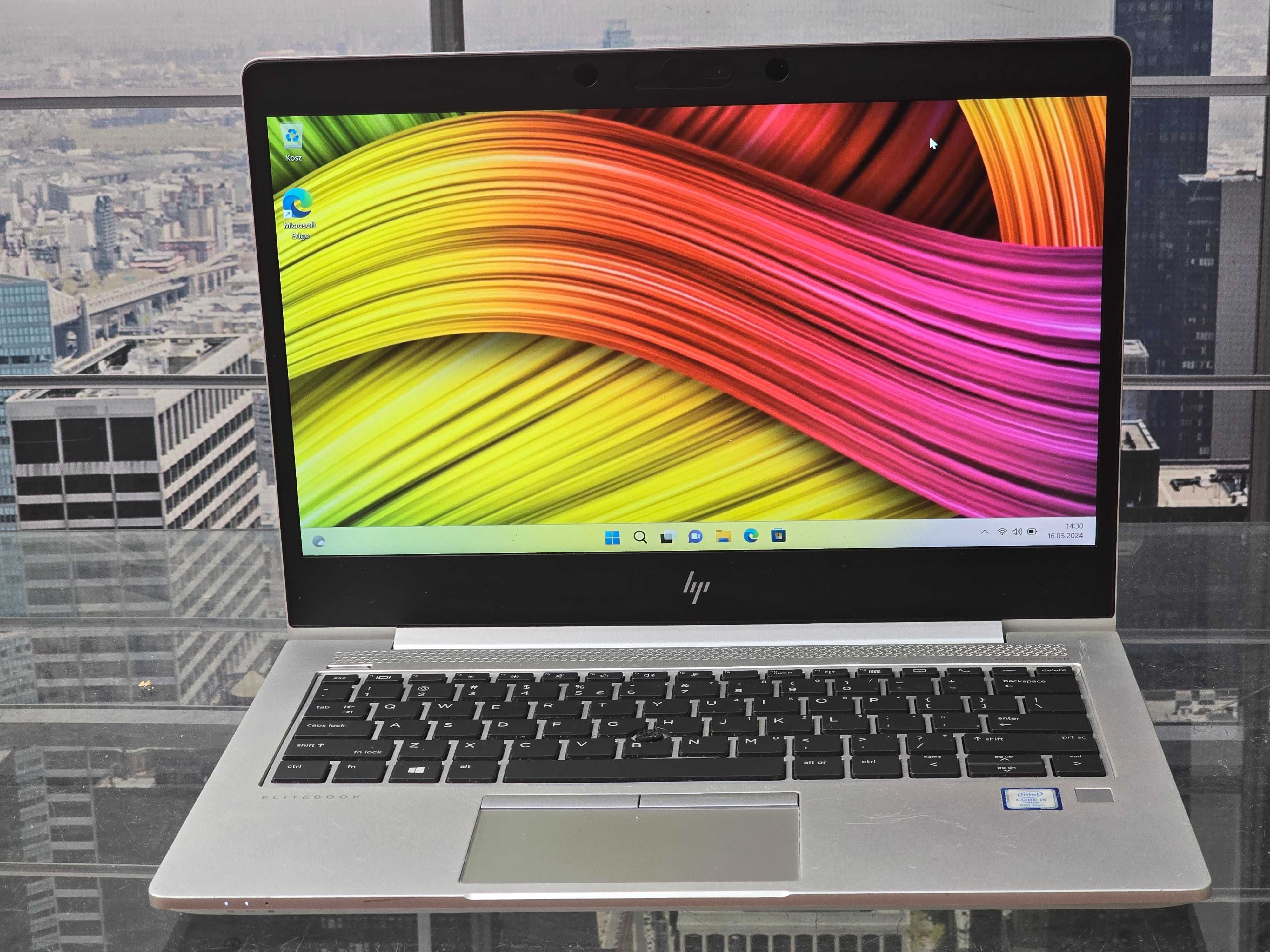 Poleasingowy HP ELITEBOOK 830 G5 I5 8365U 8GB RAM SSD Gwarancja FV23%