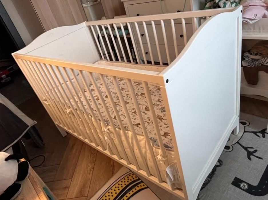 Łóżeczko Smagora + materac Hilding dobranocka