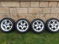 Alufelgi 195/50 r15 ford fiesta z oponami letnimi