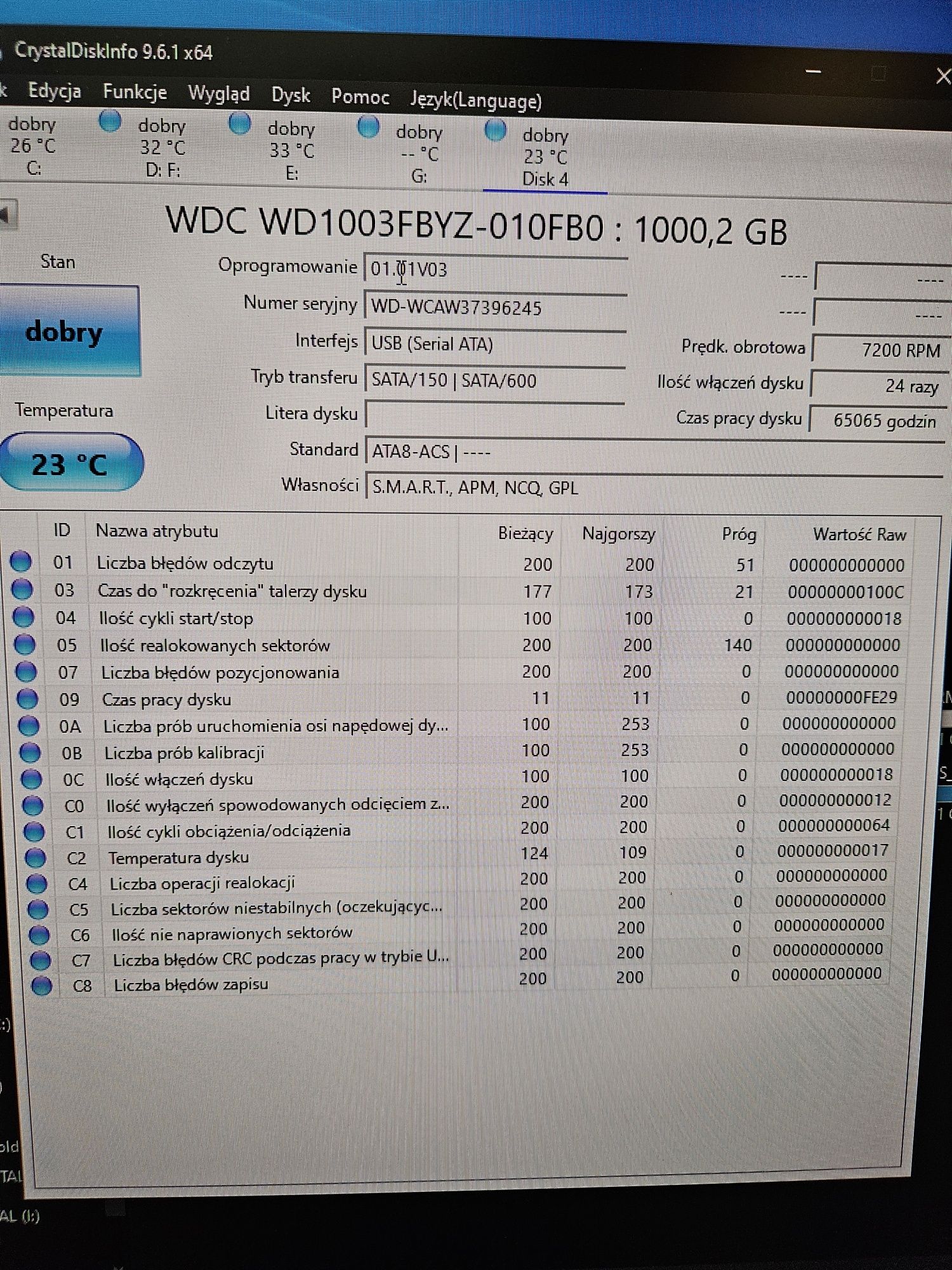Dysk WD1003FBYZ 3.5 cala