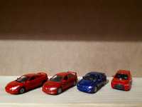 Lote de 4 carros Welly 1/60