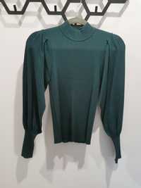 półgolf sweter Vero Moda 36 S butelkowa zieleń
