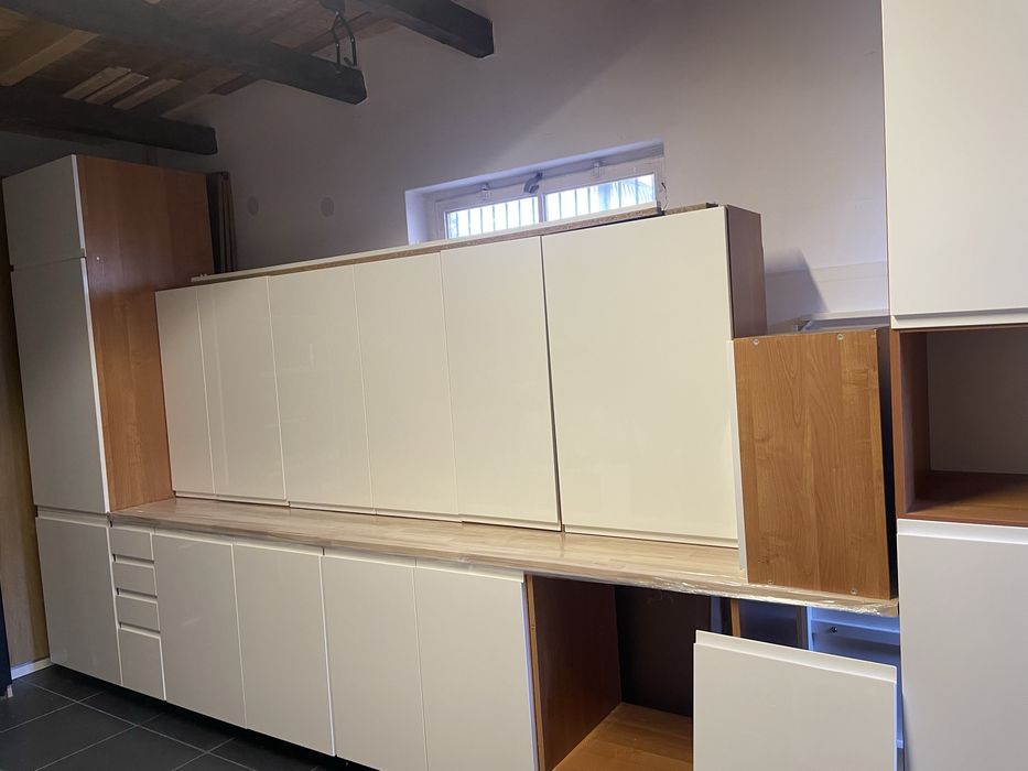 Meble kuchenne biały połysk , dowoz