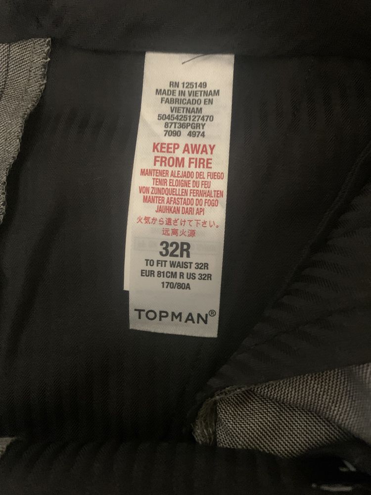 Чоловічий костюм Topman