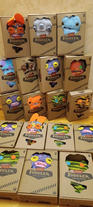 Fuggler м'який 23 см, брилочки, fugler, зубастик