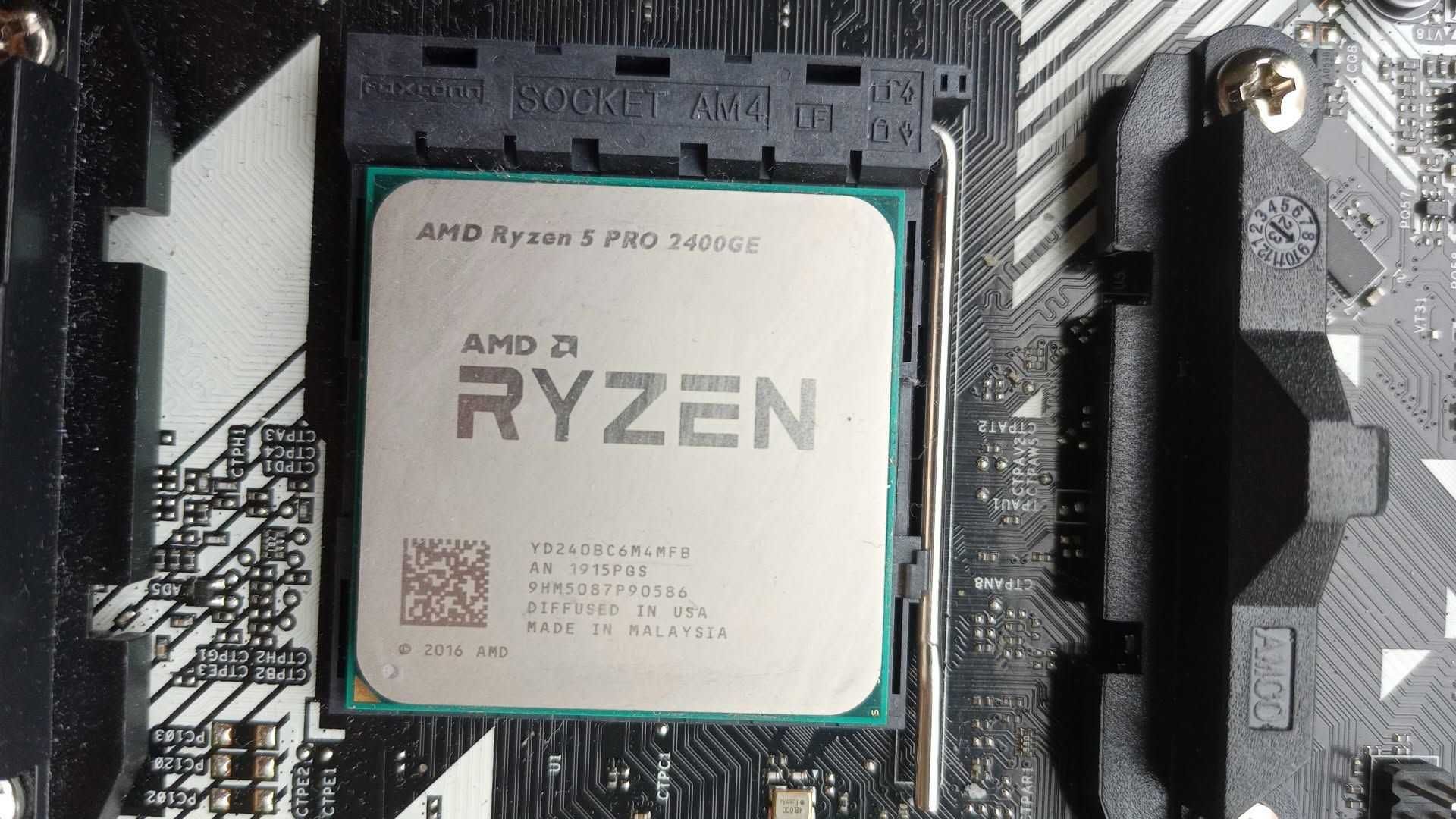 Сборка Ryzen 5 2400GE 4 ядра 8 потоков 3,8 GHz ASRock B450 DDR4 16 GB