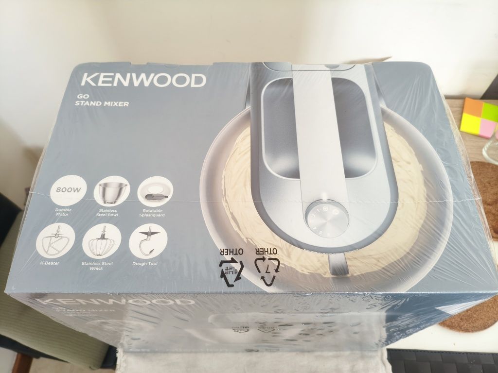 Robot cozinha Kenwood Go stand mixer SELADO c/garantia