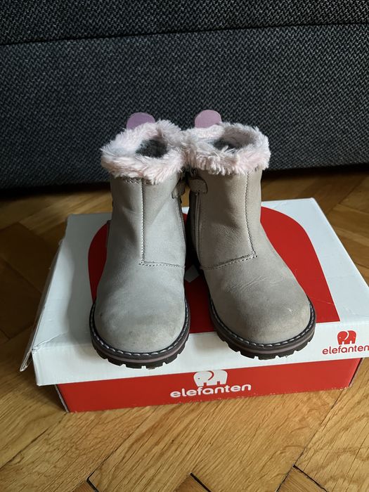 Buty jesienne, zimowe, botki dziewczęce firmy Elefanten