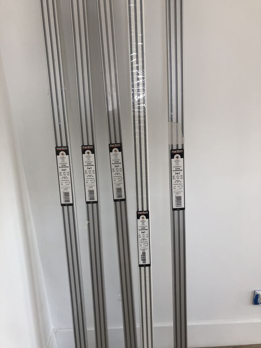 Szyny aluminiowe 3 /2 torowa 1 x 2m i 1x 2.4m calosc