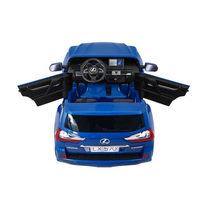Lexus LX570 Lakierowane Autko dla 2 dzieci Niebieski SUV + Pilot