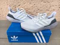 Adidas Ultraboost 21 Performance 48 31 cm Crystal White Hazy Green