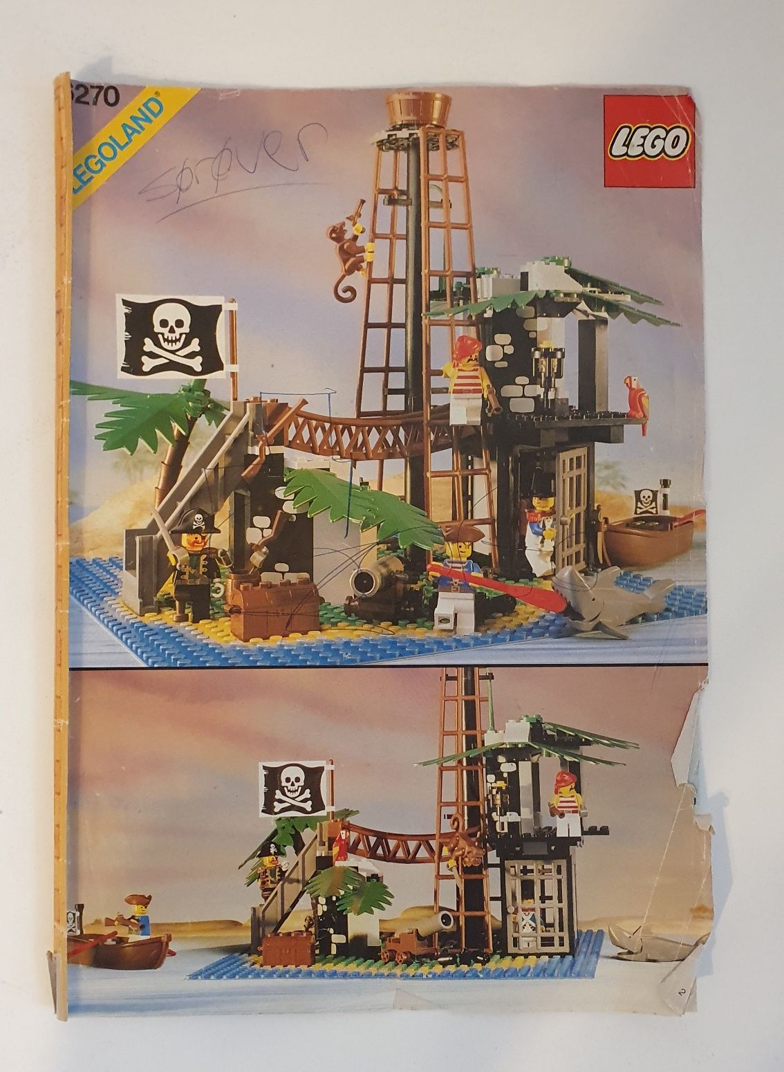 Lego mix, pirates, instrukcja 6270.
