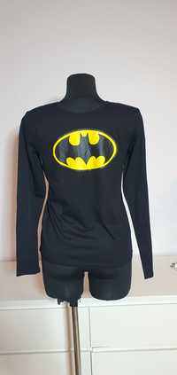 Koszulka z długim rękawem na 164 cm Czarna Batman
