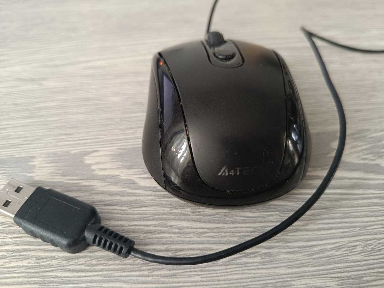 Продам мышь компьютерная б/у A4Tech N-250X Black USB