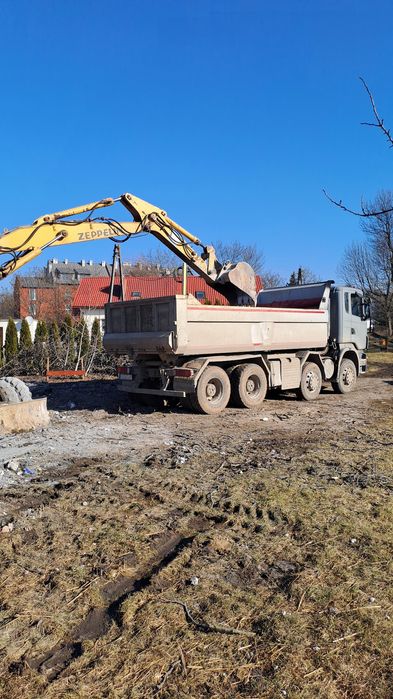 Transport wywrotką, usługi transportowe, wywóz ziemi i gruzu