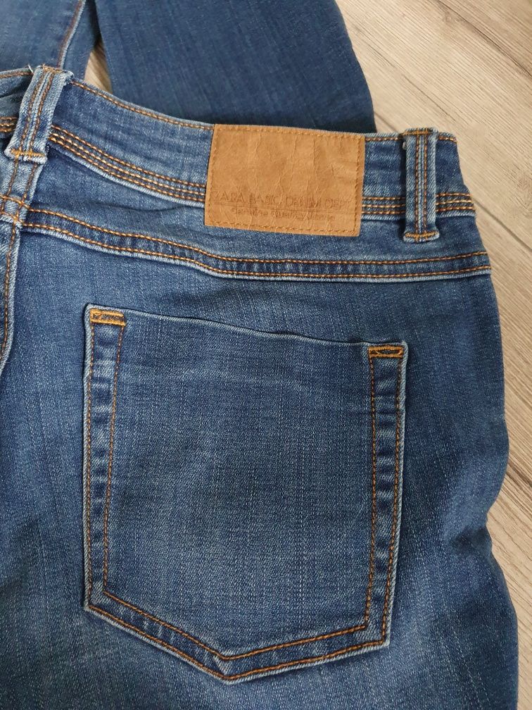 jeansy Zara r.36 super stan granatowe