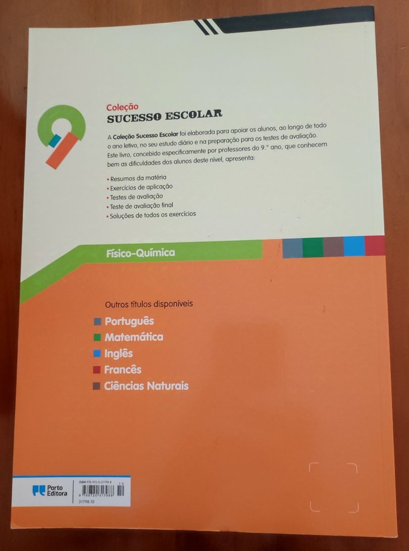 Livros de Apoio Escolar - 9° Ano