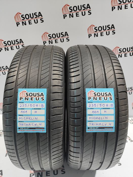 2 pneus semi novos 235-50R18 Michelin - Oferta dos Portes