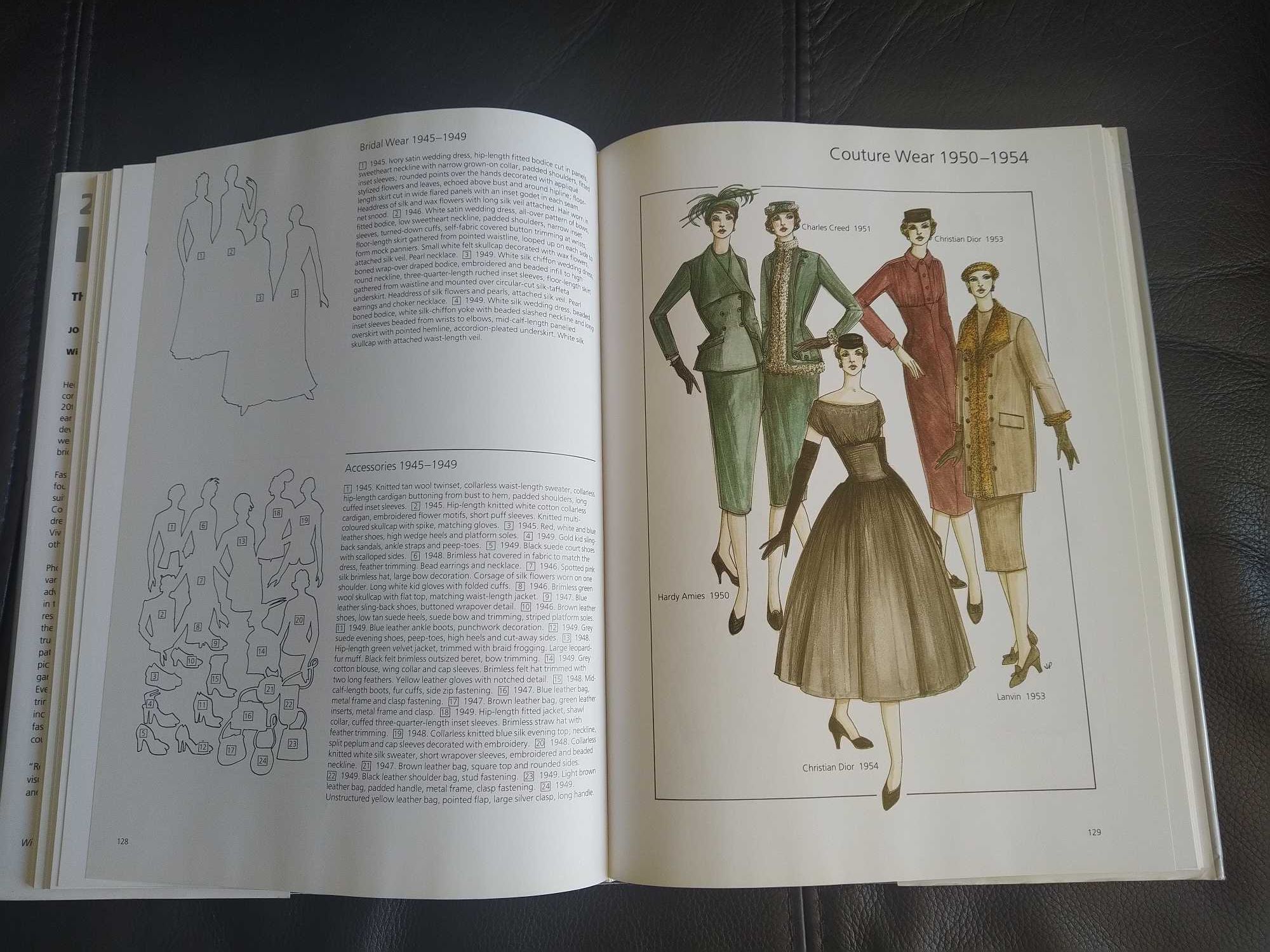 Moda seculo XX - 20th Century Fashion. 1.100 ilustrações coloridas