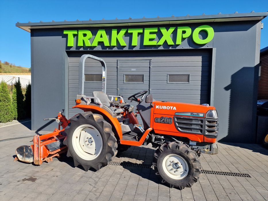 Mini traktor Kubota GB200,wspomaganie kierownicy.japoński traktorek,