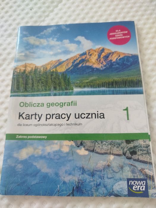 Oblicza geografii, karty pracy ucznia 1 zakres podstawowy