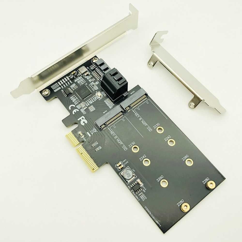 Контроллер SATA и SSD дисков M.2 NGFF SATA на PCI-e