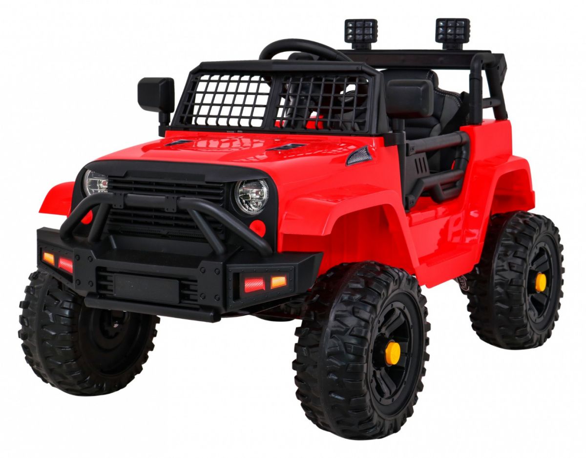 Autko Jeep Dark Night na akumulator Czerwony
