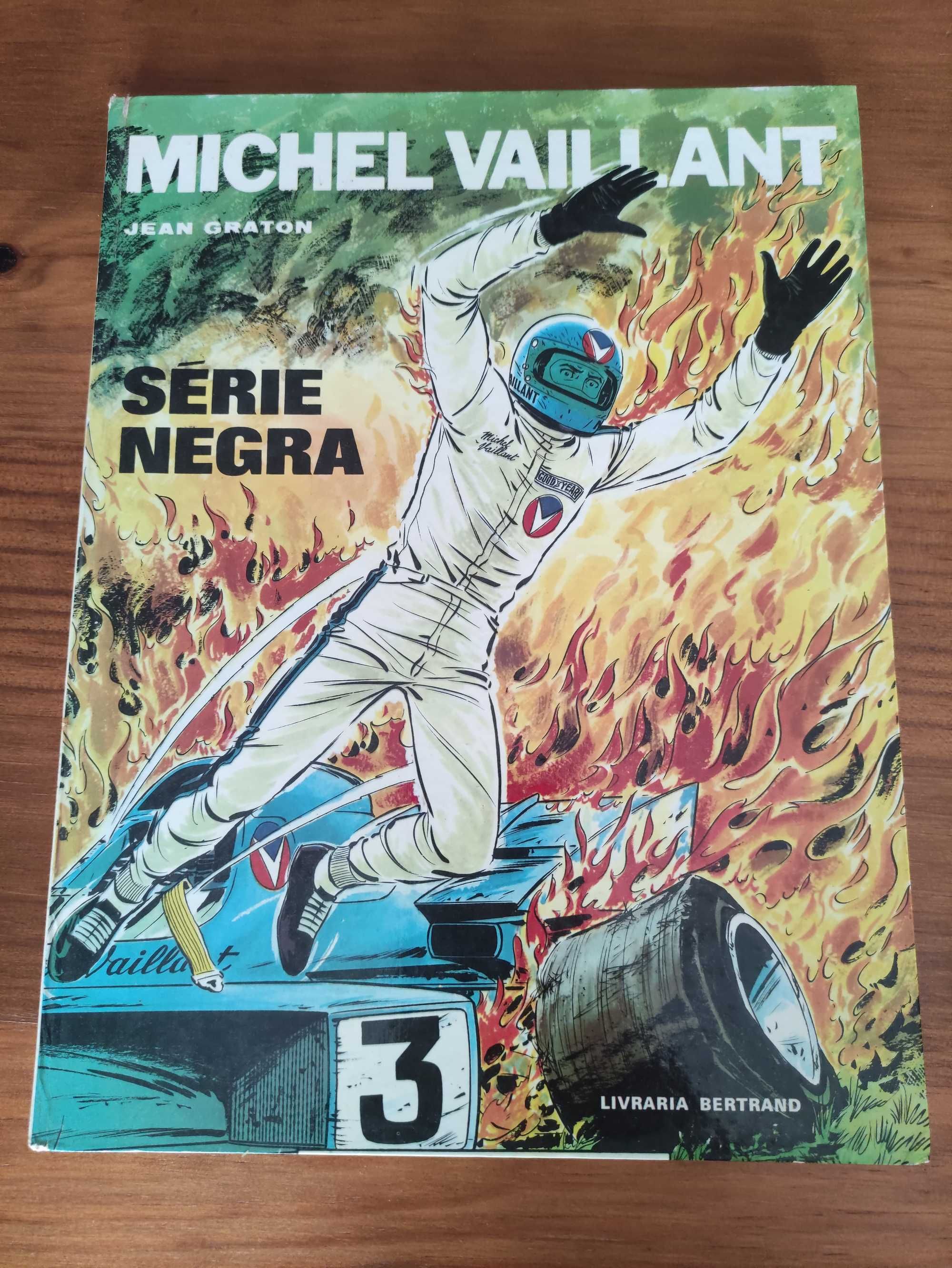 Livro de Banda Desenhada Michel Vaillant - Série Negra