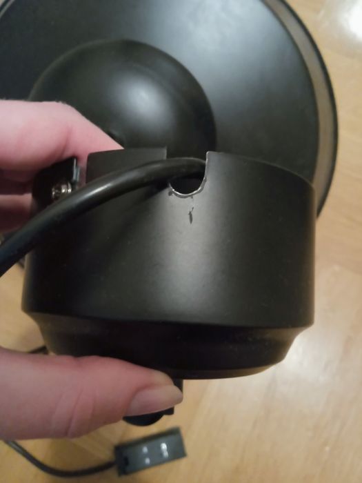 Lampa sufitowa GoodHome Genly czarna metalowa