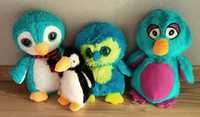 Rodzina pingwinków maskotki pingwiny pluszaki kolorowe