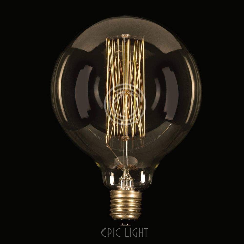 Oryginalna Żarówka Edison Epic Light Mega Kula 60W szer 12,5cm