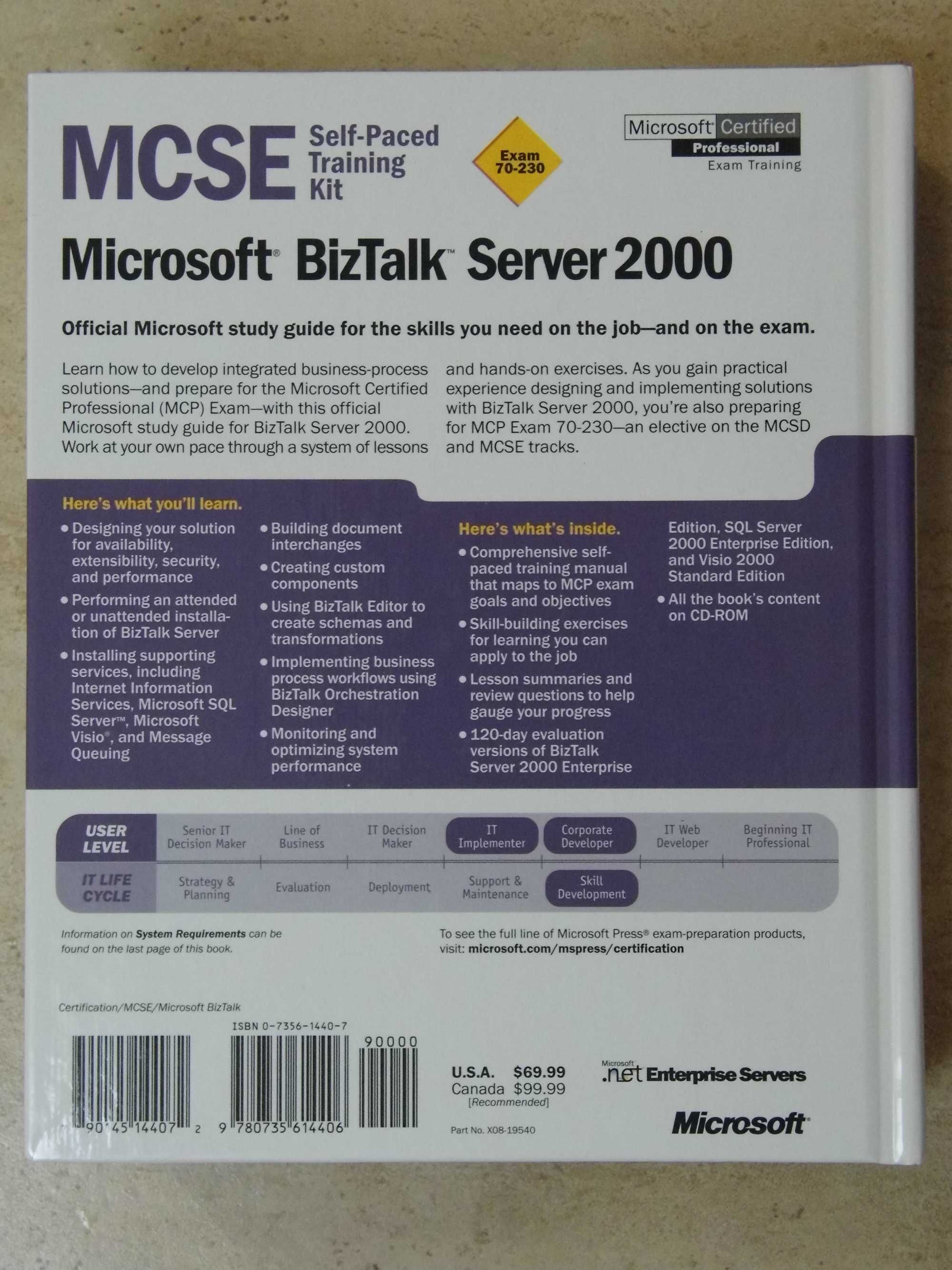 MCSE Microsoft Biztalk Server 2000, Microsoft