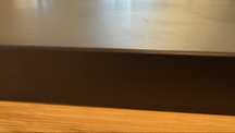 Blat IKEA EKBACKEN 186×63×2,8 cm – czarny, laminowany