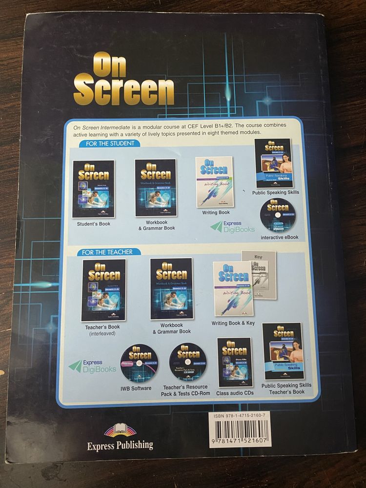 On Screen Warkbook and Grammar Book B1+/B2