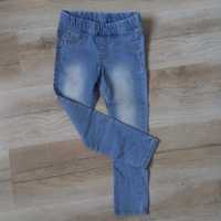 Spodnie jeans rurki legginsy KappAhl roz 110 rozciagliwe