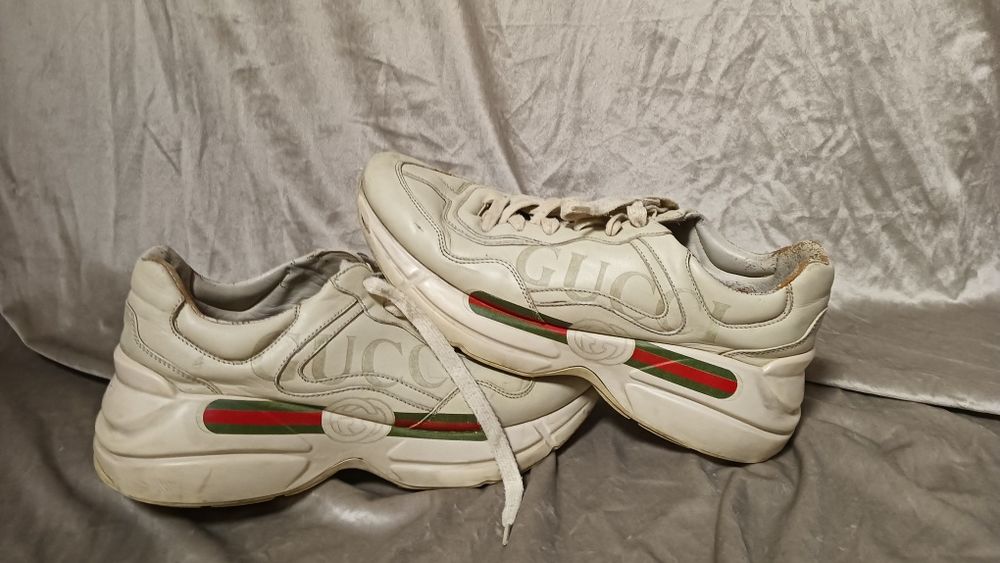 Orginalne Gucci rhyton vintage 42 skóra cielęca