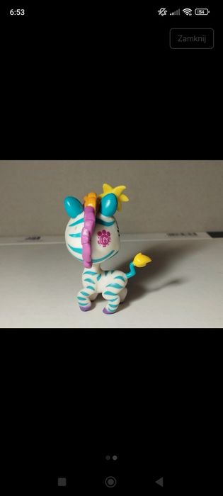 Figurka Littlest pet shop kompletna zebra #3846