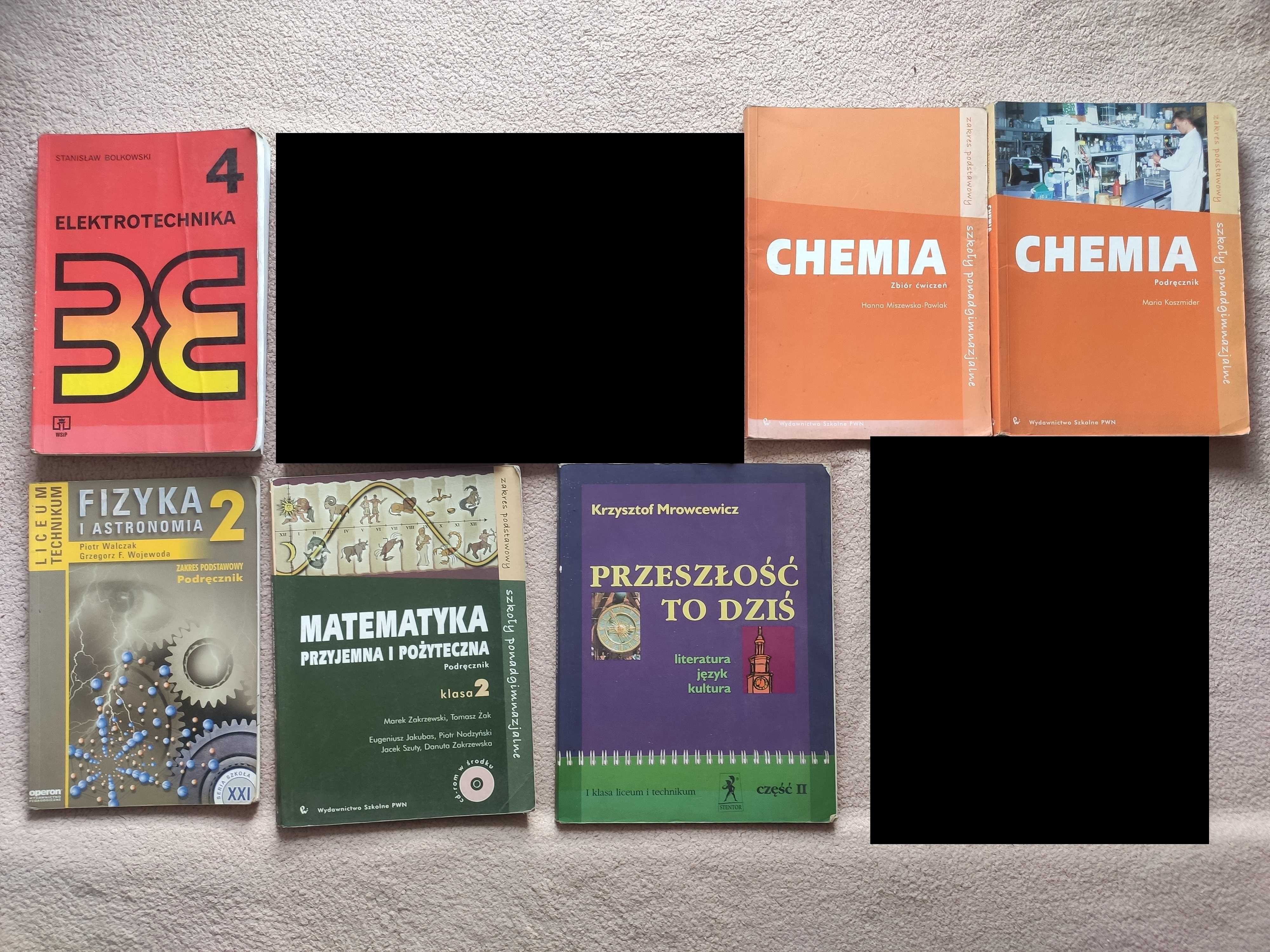 Podręczniki/książki. technikum/liceum elektrotechnika