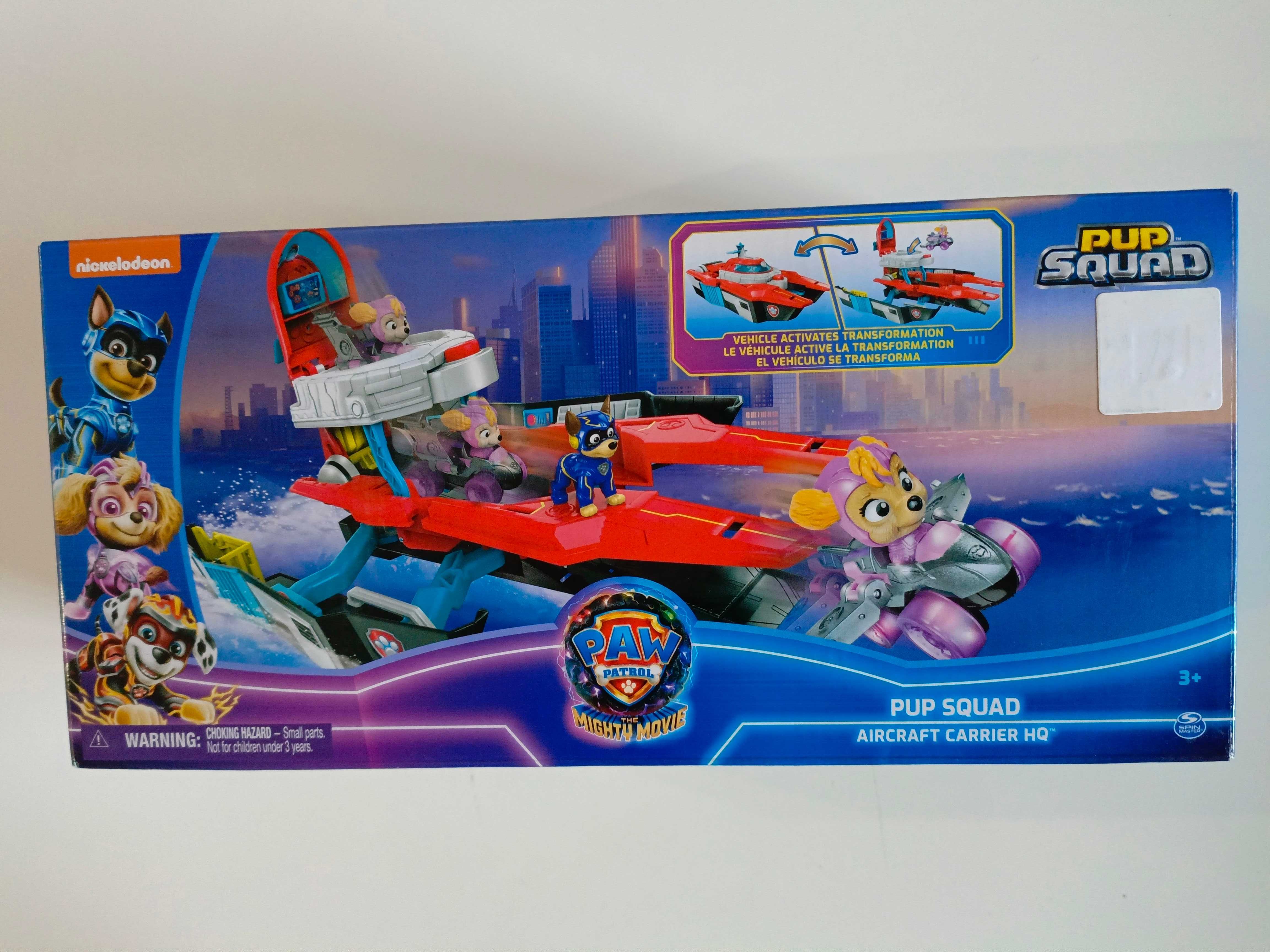 NOWY Psi Patrol Pojazd powietrzny Aircraft Carrier figurki Skye Chase