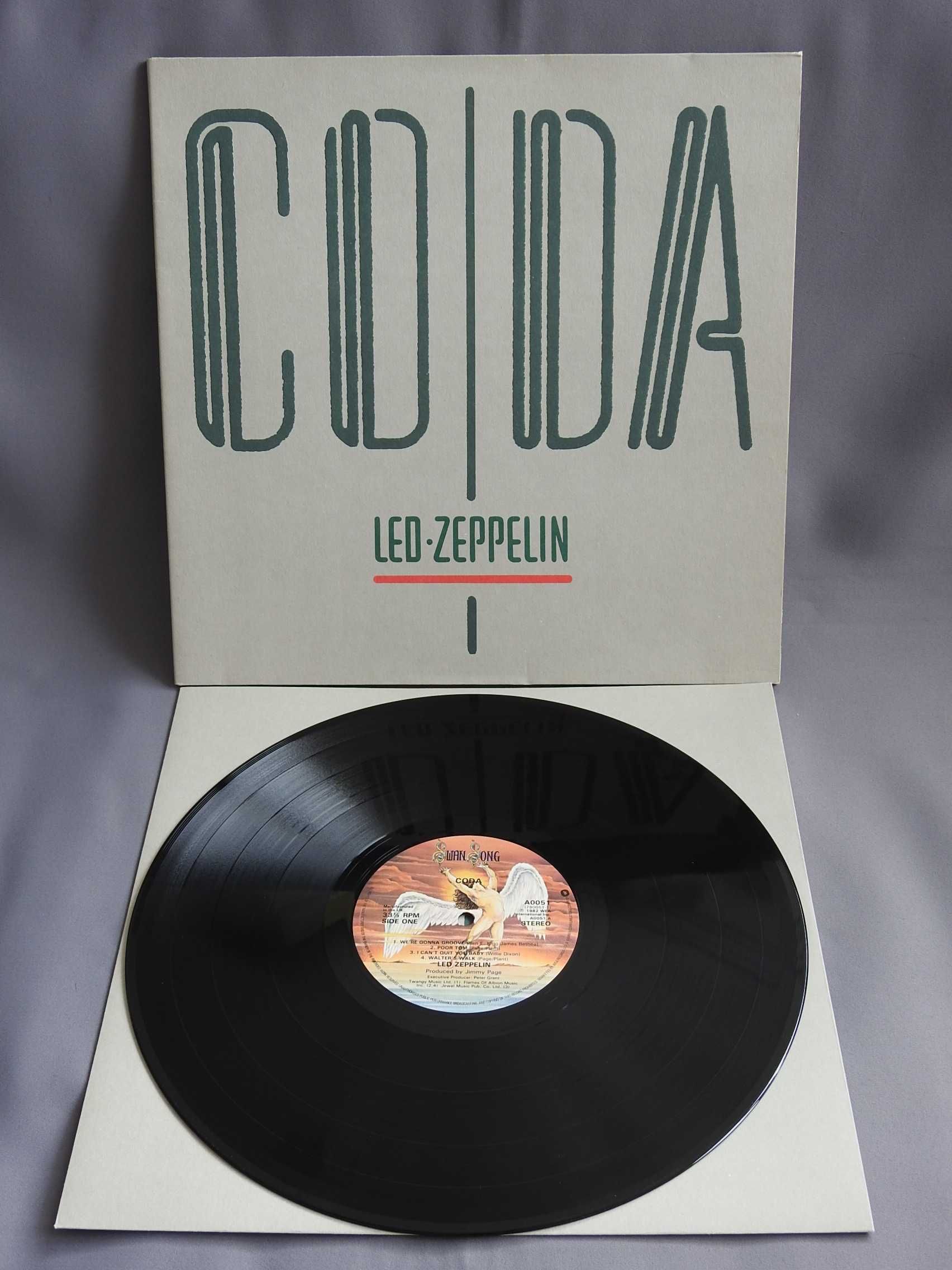 Led Zeppelin Coda LP 1982 UK пластинка NM Британия 1 press оригинал