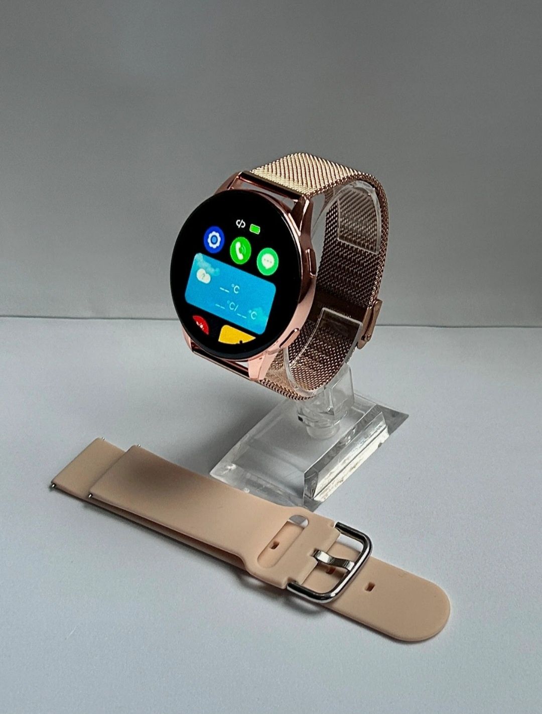 Smartwatch Złoty 2 paski