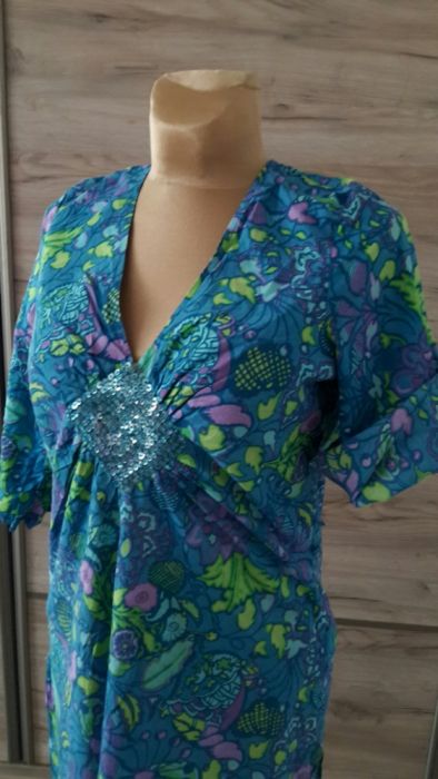 Color of the worlds*** Śliczna tunika ciążowa M - L