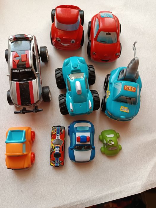 Nr177) gumowe samochody auta pojazdy dla rocznego dziecka składane