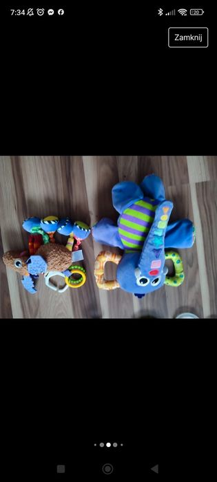 Zestaw zabawek dla niemowlaka grzechotki,gryzaki
