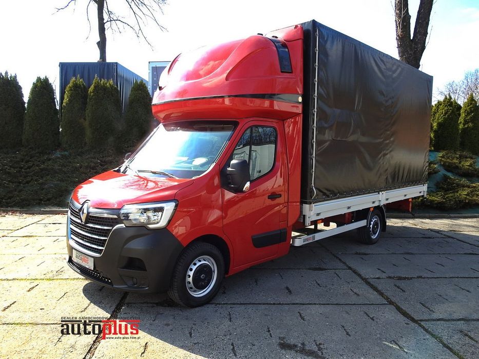 Renault MASTER PLANDEKA 10 PALET WEBASTO TEMPOMAT KLIMATYZACJA LEDY PNEUMATYKA  165KM  stan bardzo dobry, nie wymaga nakładów finansowcyh dostępny od ręki