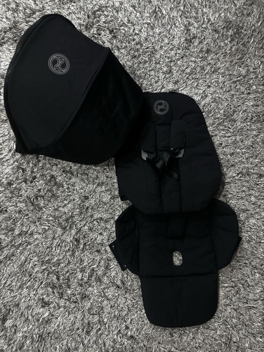 cybex priam 4.0 tapicerka deep black