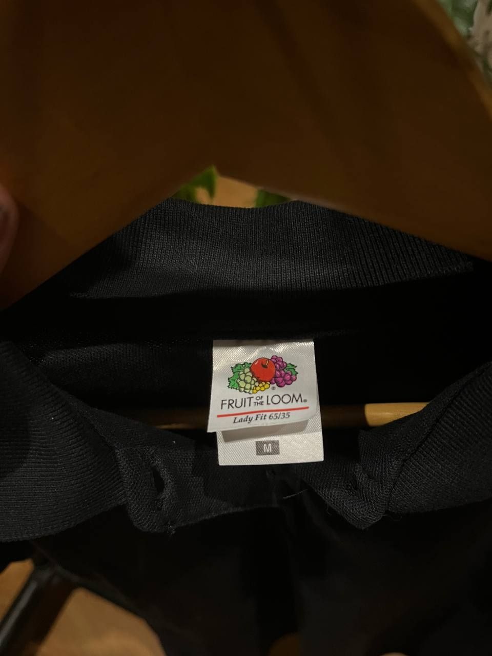 Black polo Fruit of the loom